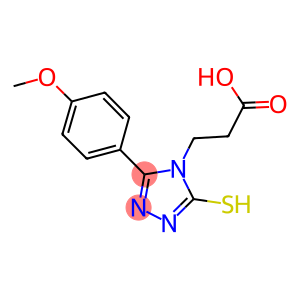 3-[3-MERCAPTO-5-(4-METHOXYPHENYL)-4H-1,2,4-TRIAZOL-4-YL]PROPANOIC ACID