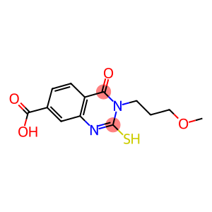 2-MERCAPTO-3-(3-METHOXYPROPYL)-4-OXO-3,4-DIHYDROQUINAZOLINE-7-CARBOXYLIC ACID