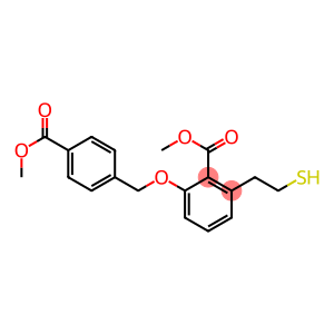 2-(2-MERCAPTO-ETHYL)-6-(4-METHOXYCARBONYL-BENZYLOXY)-BENZOIC ACID METHYL ESTER