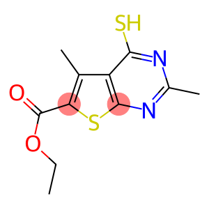 4-MERCAPTO-2,5-DIMETHYL-THIENO[2,3-D]PYRIMIDINE-6-CARBOXYLIC ACID ETHYL ESTER