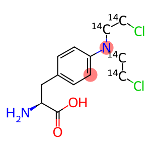 MELPHALAN, [CHLOROETHYL-1,2-14C]-