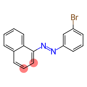 1-(M-BROMOPHENYLAZO)NAPHTHALENE