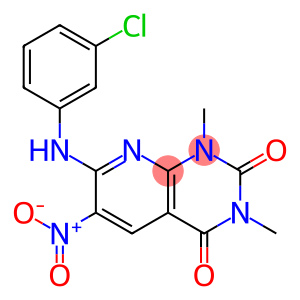 7-[(m-Chlorophenyl)amino]-1,3-dimethyl-6-nitropyrido[2,3-d]pyrimidine-2,4(1H,3H)-dione