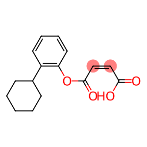 Maleic acid hydrogen 1-(o-cyclohexylphenyl) ester