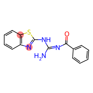 N-[(1Z)-AMINO(1,3-BENZOTHIAZOL-2-YLAMINO)METHYLENE]BENZAMIDE