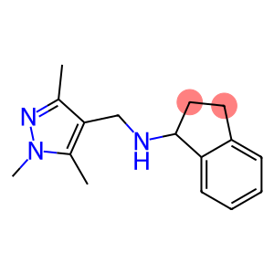 N-[(1,3,5-trimethyl-1H-pyrazol-4-yl)methyl]-2,3-dihydro-1H-inden-1-amine