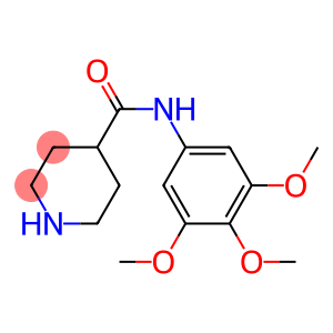 N-(3,4,5-trimethoxyphenyl)piperidine-4-carboxamide