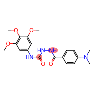 N1-(3,4,5-trimethoxyphenyl)-2-[4-(dimethylamino)benzoyl]hydrazine-1-carboxamide