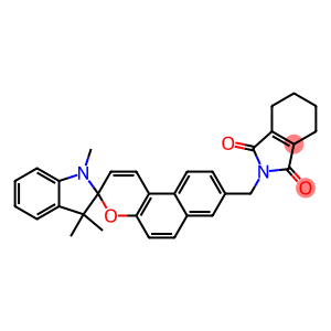 N-[[1',3',3'-Trimethylspiro[3H-naphtho[2,1-b]pyran-3,2'-indolin]-8-yl]methyl]-3,4,5,6-tetrahydrophthalimide