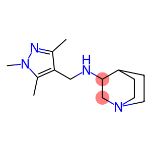 N-[(1,3,5-trimethyl-1H-pyrazol-4-yl)methyl]-1-azabicyclo[2.2.2]octan-3-amine