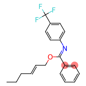 N-(4-TRIFLUOROMETHYL-PHENYL)-BENZIMIDIC ACID HEX-2-ENYL ESTER