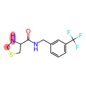 N-[3-(trifluoromethyl)benzyl]-1,3-thiazolidine-4-carboxamide