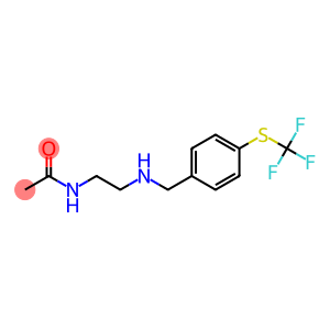 N-{2-[({4-[(trifluoromethyl)sulfanyl]phenyl}methyl)amino]ethyl}acetamide