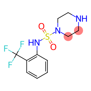 N-[2-(trifluoromethyl)phenyl]piperazine-1-sulfonamide