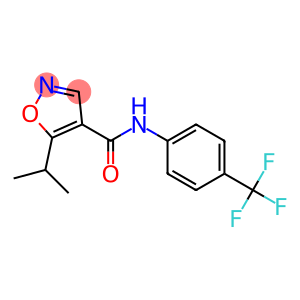 N-[4-(Trifluoromethyl)phenyl]-5-isopropylisoxazole-4-carboxamide