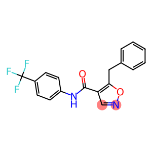 N-[4-(Trifluoromethyl)phenyl]-5-benzylisoxazole-4-carboxamide