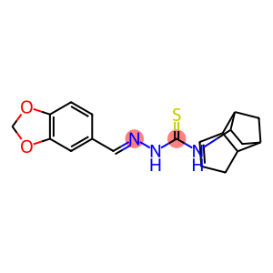 N1-tricyclo[5.2.1.0~2,6~]dec-4-en-8-yl-2-(1,3-benzodioxol-5-ylmethylidene)h ydrazine-1-carbothioamide