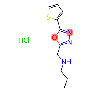 N-[(5-THIEN-2-YL-1,3,4-OXADIAZOL-2-YL)METHYL]PROPAN-1-AMINE HYDROCHLORIDE