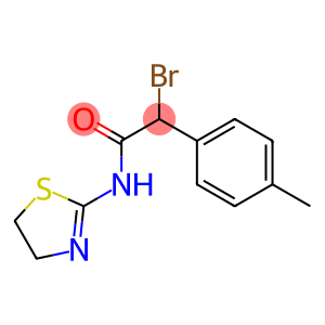 N-(2-Thiazolin-2-yl)-2-(4-methylphenyl)-2-bromoacetamide