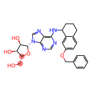 N-[[1,2,3,4-Tetrahydro-7-benzyloxynaphthalen]-1-yl]adenosine