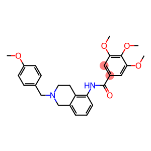 N-[[1,2,3,4-Tetrahydro-2-(4-methoxybenzyl)isoquinolin]-5-yl]-3,4,5-trimethoxybenzamide