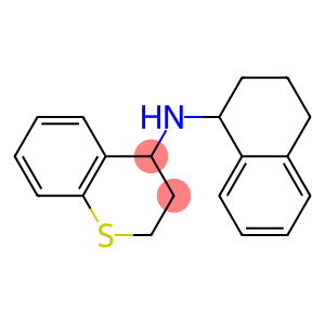 N-(1,2,3,4-tetrahydronaphthalen-1-yl)-3,4-dihydro-2H-1-benzothiopyran-4-amine