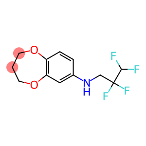 N-(2,2,3,3-tetrafluoropropyl)-3,4-dihydro-2H-1,5-benzodioxepin-7-amine