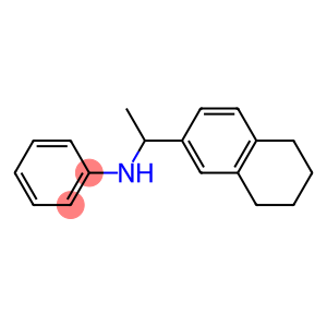 N-[1-(5,6,7,8-tetrahydronaphthalen-2-yl)ethyl]aniline