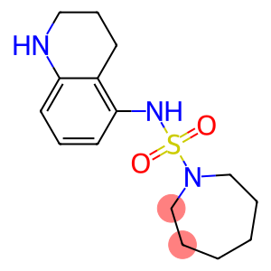 N-(1,2,3,4-tetrahydroquinolin-5-yl)azepane-1-sulfonamide