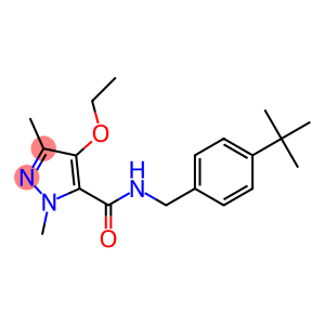 N-(4-tert-Butylbenzyl)-1,3-dimethyl-4-ethoxy-1H-pyrazole-5-carboxamide