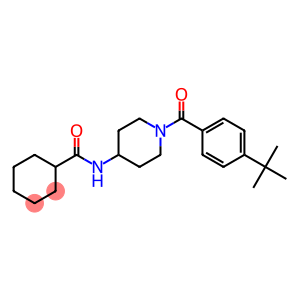 N1-{1-[4-(tert-butyl)benzoyl]-4-piperidyl}cyclohexane-1-carboxamide