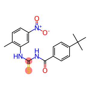 N-[4-(tert-butyl)benzoyl]-N'-(2-methyl-5-nitrophenyl)thiourea