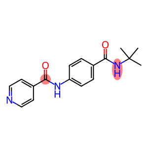 N-{4-[(tert-butylamino)carbonyl]phenyl}isonicotinamide