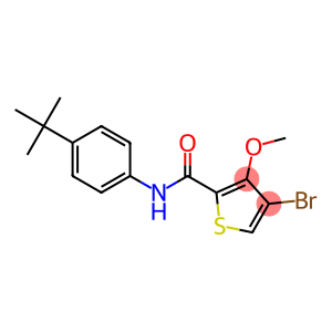 N2-[4-(tert-butyl)phenyl]-4-bromo-3-methoxythiophene-2-carboxamide