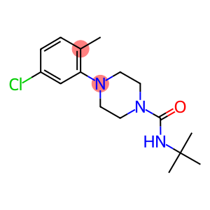 N-(TERT-BUTYL)(4-(5-CHLORO-2-METHYLPHENYL)PIPERAZINYL)FORMAMIDE