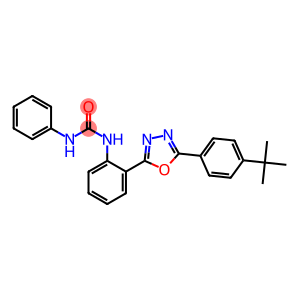 N-(2-{5-[4-(tert-butyl)phenyl]-1,3,4-oxadiazol-2-yl}phenyl)-N'-phenylurea