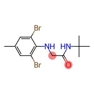 N-tert-butyl-2-[(2,6-dibromo-4-methylphenyl)amino]acetamide