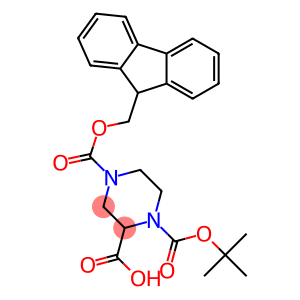 N-1-TERT-BUTOXYCARBONYL-4-FMOC-2-PIPERAZINE CARBOXYLIC ACID