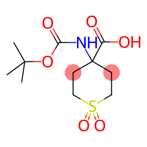 4-N-(TERT-BUTOXYCARBONYL)-AMINO-4-CARBOXY-1,1-DIOXO-TETRAHYDROTHIOPYRAN