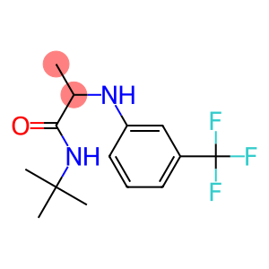 N-tert-butyl-2-{[3-(trifluoromethyl)phenyl]amino}propanamide