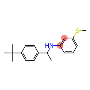 N-[1-(4-tert-butylphenyl)ethyl]-3-(methylsulfanyl)aniline