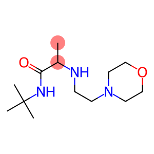 N-tert-butyl-2-{[2-(morpholin-4-yl)ethyl]amino}propanamide