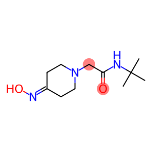 N-(tert-butyl)-2-[4-(hydroxyimino)piperidin-1-yl]acetamide