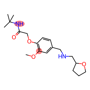 N-(tert-butyl)-2-(2-methoxy-4-{[(tetrahydro-2-furanylmethyl)amino]methyl}phenoxy)acetamide