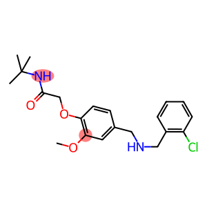 N-(tert-butyl)-2-(4-{[(2-chlorobenzyl)amino]methyl}-2-methoxyphenoxy)acetamide