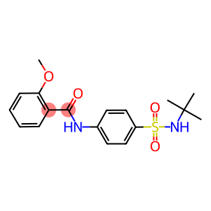 N-{4-[(tert-butylamino)sulfonyl]phenyl}-2-methoxybenzamide