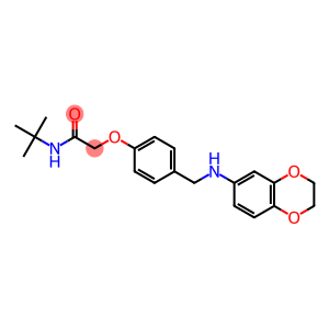 N-(tert-butyl)-2-{4-[(2,3-dihydro-1,4-benzodioxin-6-ylamino)methyl]phenoxy}acetamide