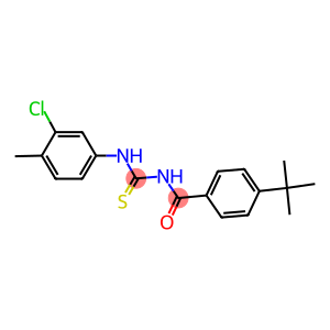 N-(4-tert-butylbenzoyl)-N'-(3-chloro-4-methylphenyl)thiourea