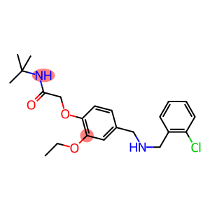 N-(tert-butyl)-2-(4-{[(2-chlorobenzyl)amino]methyl}-2-ethoxyphenoxy)acetamide