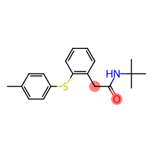 N-(tert-butyl)-2-{2-[(4-methylphenyl)sulfanyl]phenyl}acetamide